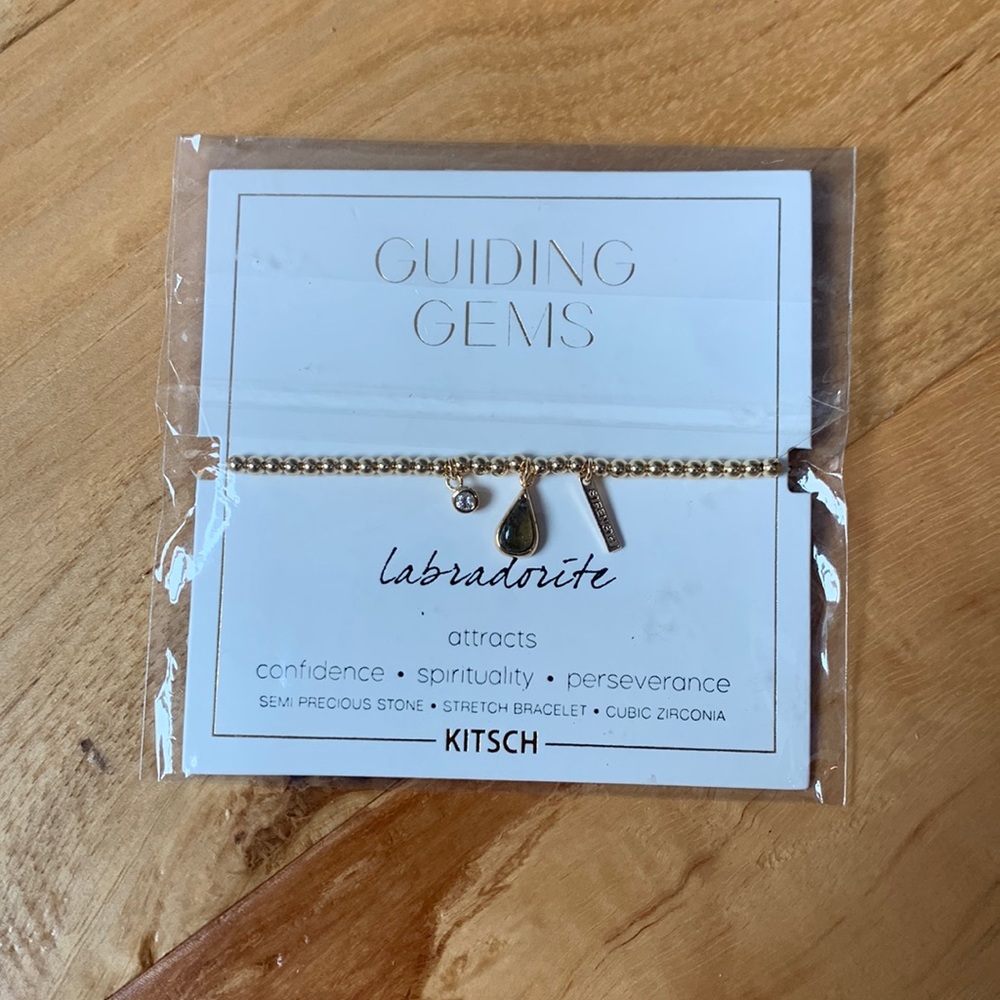 Guiding Gems Labradorite Stretch Bracelet